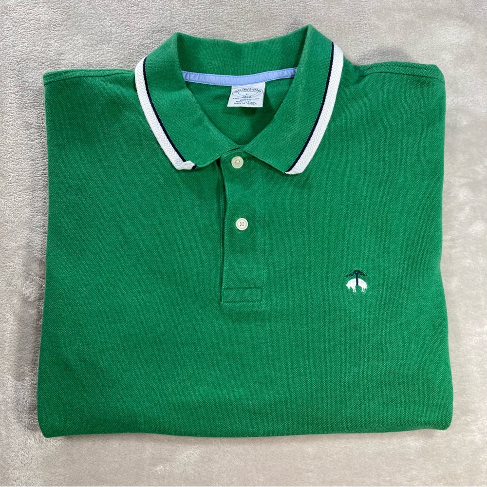 Brooks Brothers Performance Polo Slim Fit Shirt Men L